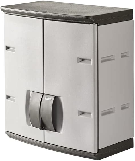 rubbermaid wall mounted storage cabinet